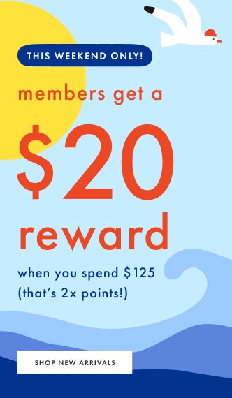 $20 reward when you spend $125
